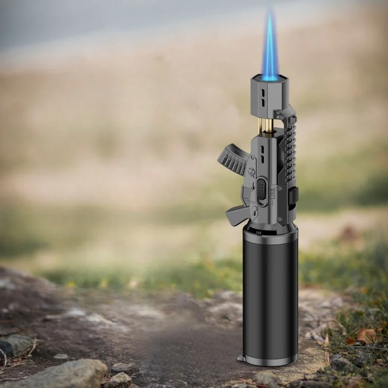 Windproof Blue Flame Gun Creative Lighter 1300 ℃ Pure Copper Flame Spraying Multifunctional Safety Lock 360 ° Use Ignition Tool
Windproof Blue Flame Gun Creative Lighter 1300 ℃ Pure Copper Flame Spraying Multifunctional Safety Lock 360 ° Use Ignition Tool