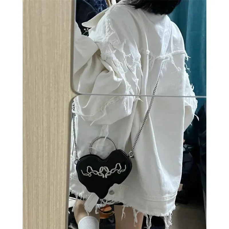 Chao Brand Fried Street Denim Jacket Women Outwear 2024 Spring Autumn New Retro Loose Fur Edge Single Breasted Jeans Coat Tops
Chao Brand Fried Street Denim Jacket Women Outwear 2024 Spring Autumn New Retro Loose Fur Edge Single Breasted Jeans Coat Tops
