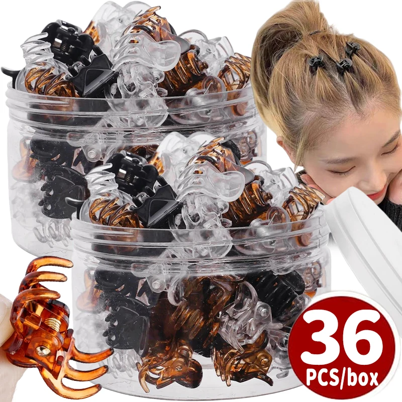 36 шт. прочных мини-заколок-крабиков, отлично подходят для создания причесок для детей и взрослых, для украшения пучков, фиксации челки, с сильным захватом
36 шт. прочных мини-заколок-крабиков, отлично подходят для создания причесок для детей и взрослых, для украшения пучков, фиксации челки, с сильным захватом