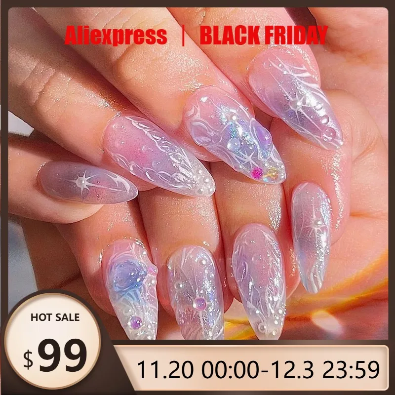 24 шт. накладные ногти фиолетового цвета с эффектом омбре мечтательный жемчуг звездообразования короткие миндалевидные типсы идеальный подарок для девочек и друзей
24 шт. накладные ногти фиолетового цвета с эффектом омбре мечтательный жемчуг звездообразования короткие миндалевидные типсы идеальный подарок для девочек и друзей