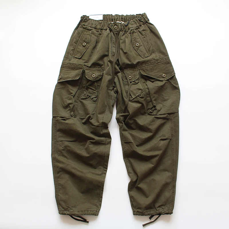 Heavyweight Vintage Washed Cotton Work Pants - Oversized Multi-Pocket Utility Cargo Pants for Men Distressed Outdoor Streetwear
Heavyweight Vintage Washed Cotton Work Pants - Oversized Multi-Pocket Utility Cargo Pants for Men Distressed Outdoor Streetwear