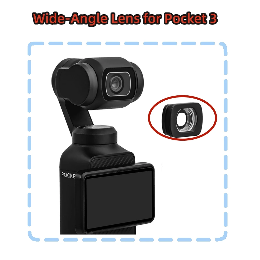 Camera Wide-Angle Lens for Pocket 3 Magnetic Water-Proof Scratch-Proof Lens Camera Accessories
Camera Wide-Angle Lens for Pocket 3 Magnetic Water-Proof Scratch-Proof Lens Camera Accessories