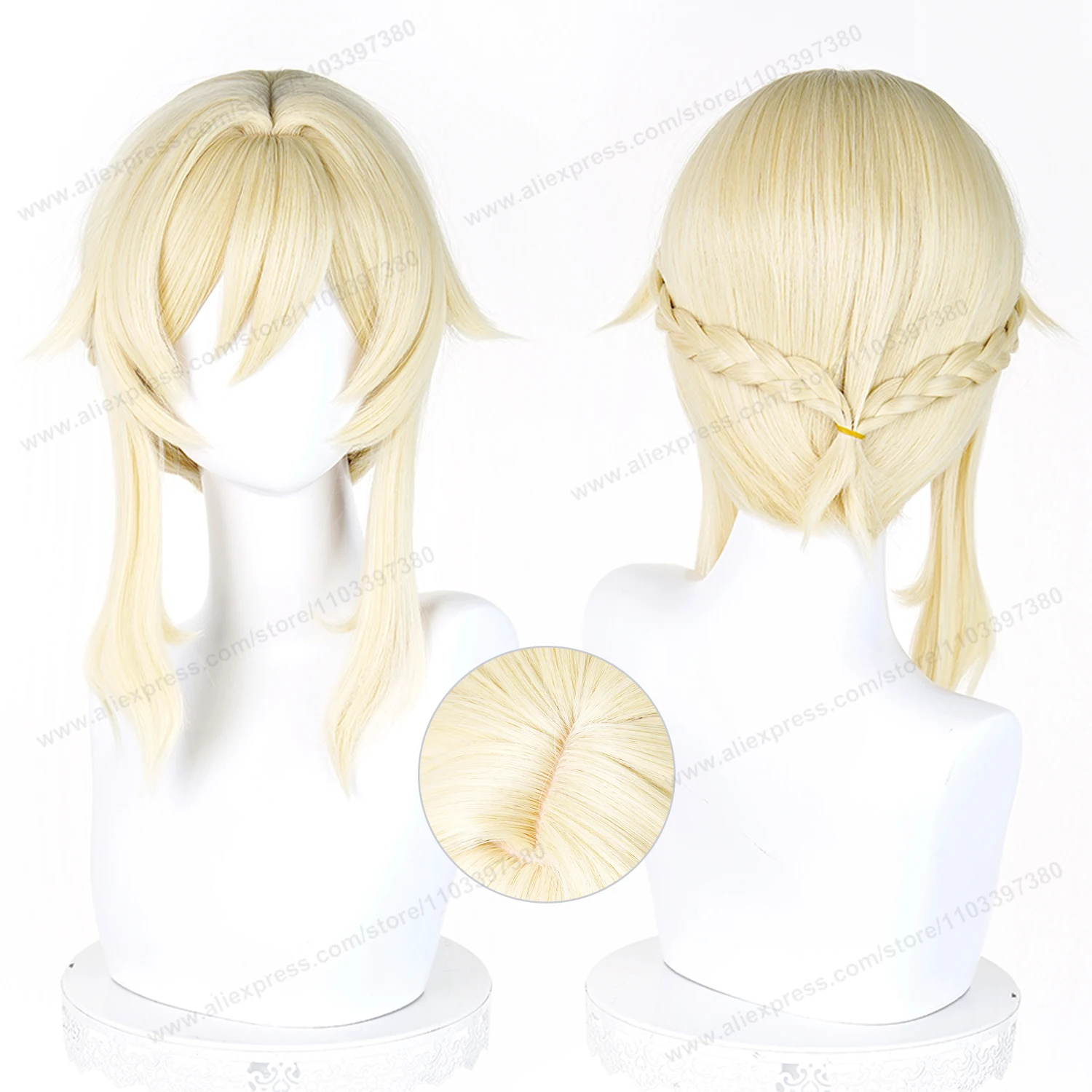 Lumine Traveler Cosplay Wig 40cm Short Women Hair Anime Cosplay Wig Halloween Heat Resistant Synthetic Wigs
Lumine Traveler Cosplay Wig 40cm Short Women Hair Anime Cosplay Wig Halloween Heat Resistant Synthetic Wigs