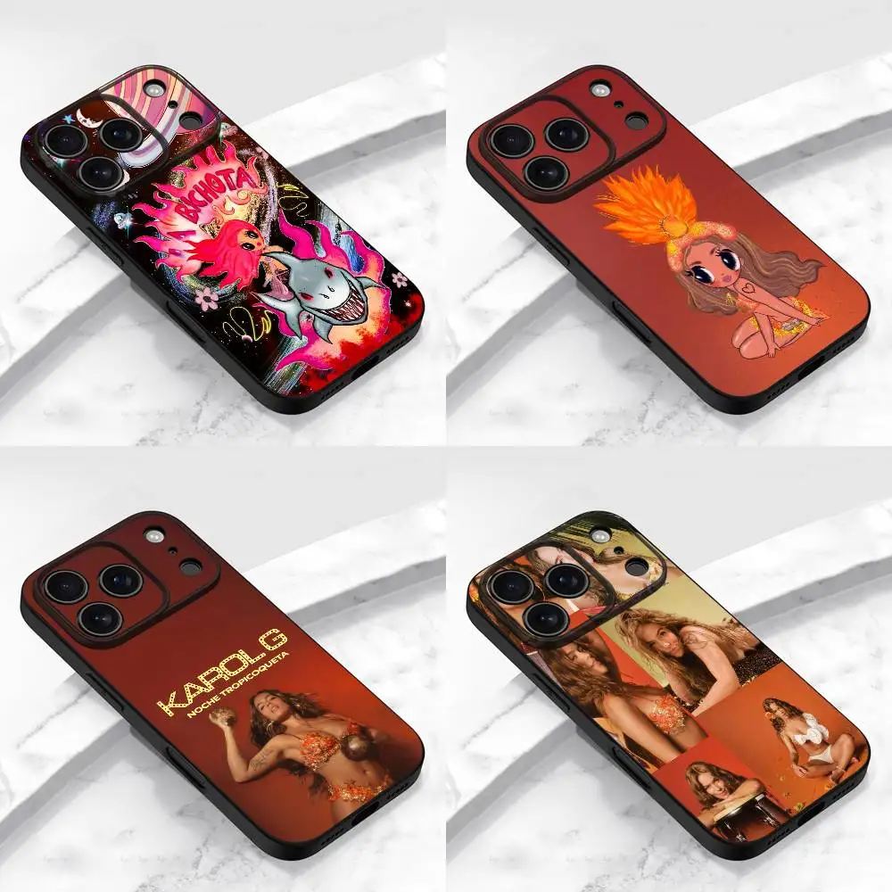 Bichota K-Karol G Tropicoqueta Phone Case For iPhone 17,16,15,14,13,12,Pro,Max,Plus,E,SE4,Air,Mini Black TPU
Bichota K-Karol G Tropicoqueta Phone Case For iPhone 17,16,15,14,13,12,Pro,Max,Plus,E,SE4,Air,Mini Black TPU
