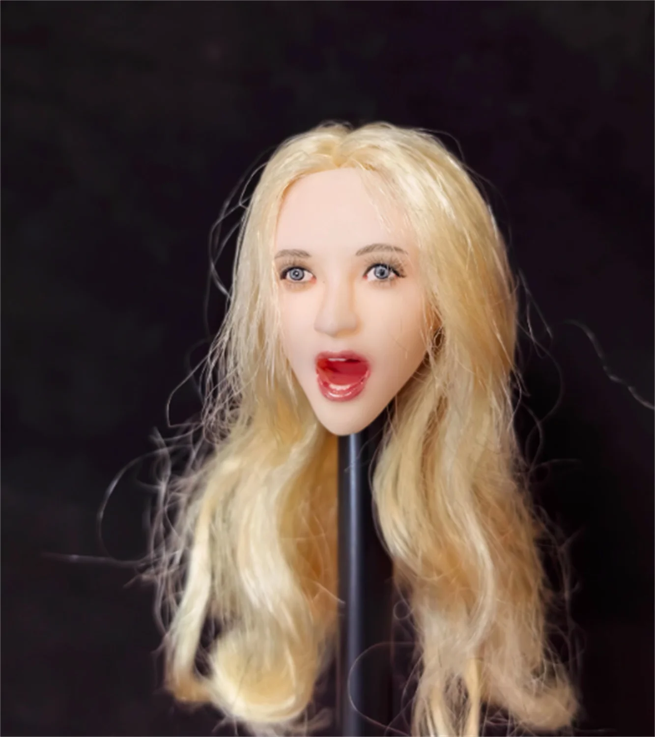 1/6 Scale Female Head Sculpture Open Mouth cute ExpressionBlonde black hair For 12'' Tbleague Ph Pale Figure Body
1/6 Scale Female Head Sculpture Open Mouth cute ExpressionBlonde black hair For 12'' Tbleague Ph Pale Figure Body
