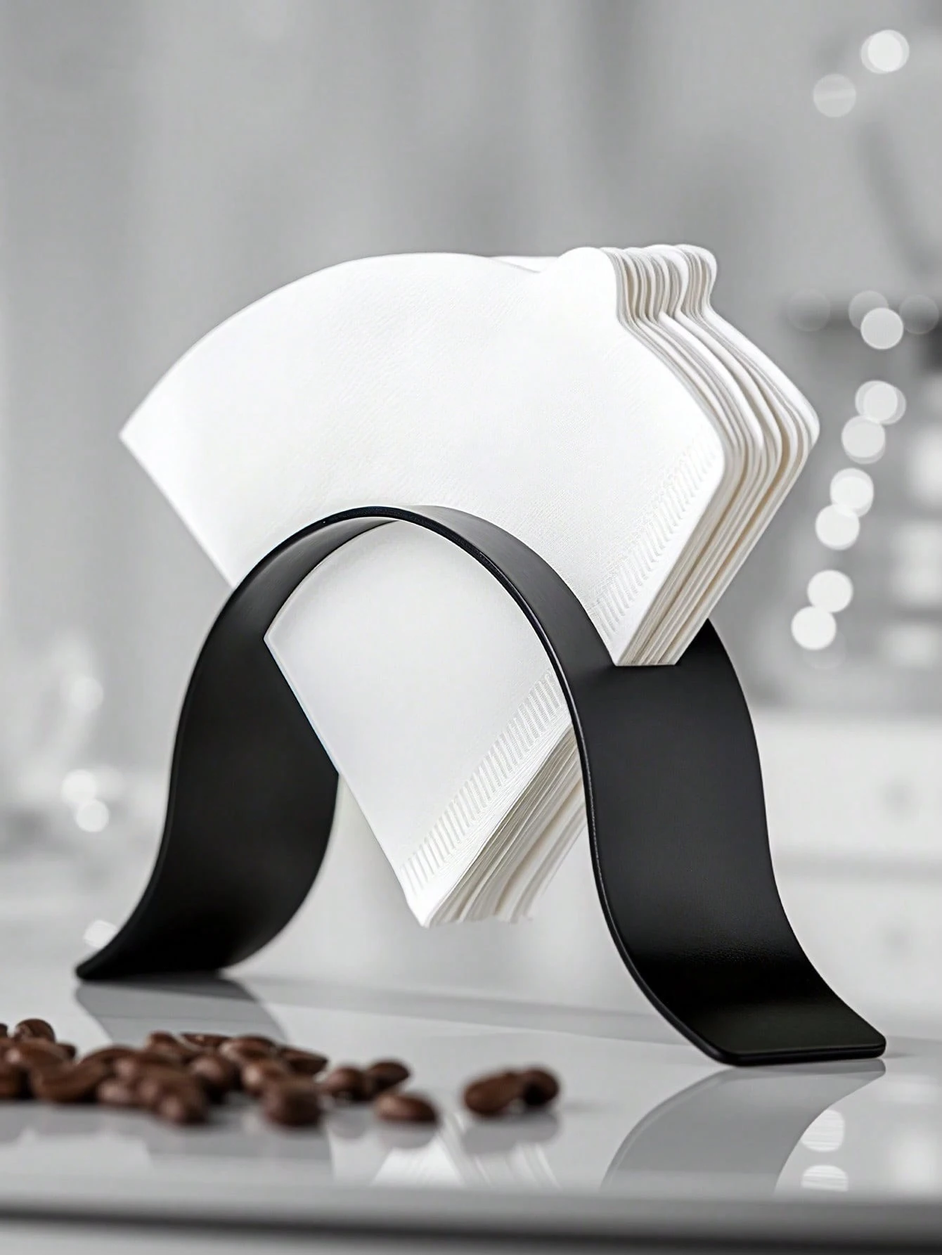 1pc Coffee Filter Paper Storage Rack, Coffee Filter Paper Dtorage Box, Stainless Steel Coffee Filter Paper Rack, Arched Filter P
1pc Coffee Filter Paper Storage Rack, Coffee Filter Paper Dtorage Box, Stainless Steel Coffee Filter Paper Rack, Arched Filter P