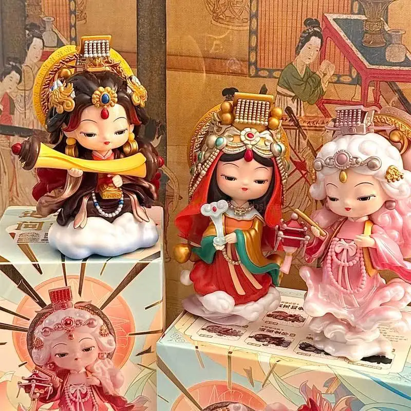 Подлинная слепая коробка ручной работы из серии Blessing Mazu, модный орнамент, игрушка в подарок, фирменная коллекционная модная слепая коробка, игрушки 
Подлинная слепая коробка ручной работы из серии Blessing Mazu, модный орнамент, игрушка в подарок, фирменная коллекционная модная слепая коробка, игрушки