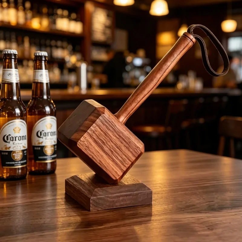New Wooden Bottle Opener Magnetic Beer Bottle Opener Wood Hammer Opener for Home Bar Unique Beer Gift To Friends Gift for Men
New Wooden Bottle Opener Magnetic Beer Bottle Opener Wood Hammer Opener for Home Bar Unique Beer Gift To Friends Gift for Men