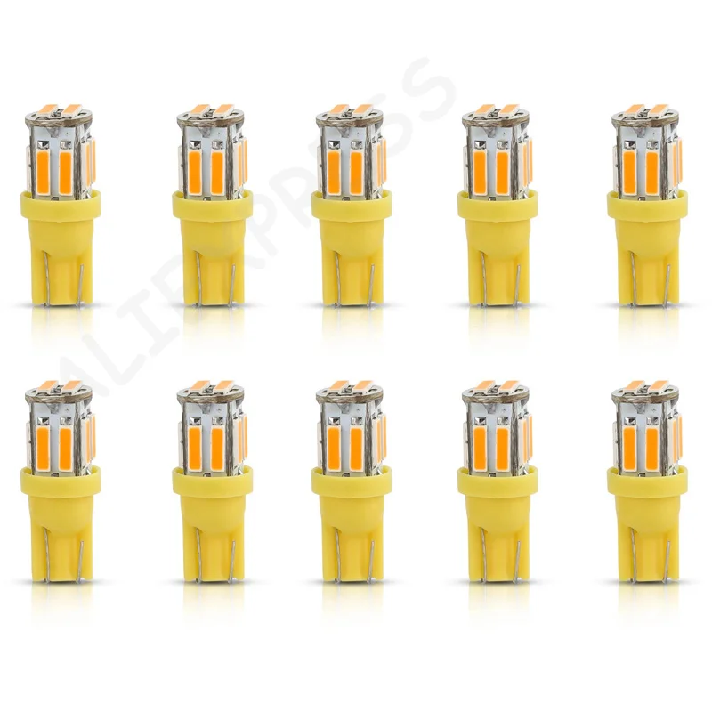 New10Pcs W5W 10-7014 SMD Car T10 LED 194 168 Wedge Replacement Roof Top Cab Marker Running Light Bulb
New10Pcs W5W 10-7014 SMD Car T10 LED 194 168 Wedge Replacement Roof Top Cab Marker Running Light Bulb