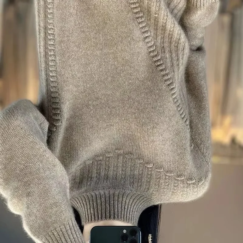 Half Turtleneck Sweater Women's Autumn Winter Casual Soft Solid Color Pullovers Korean Knitted Jumper Female Thicken Sweaters
Half Turtleneck Sweater Women's Autumn Winter Casual Soft Solid Color Pullovers Korean Knitted Jumper Female Thicken Sweaters