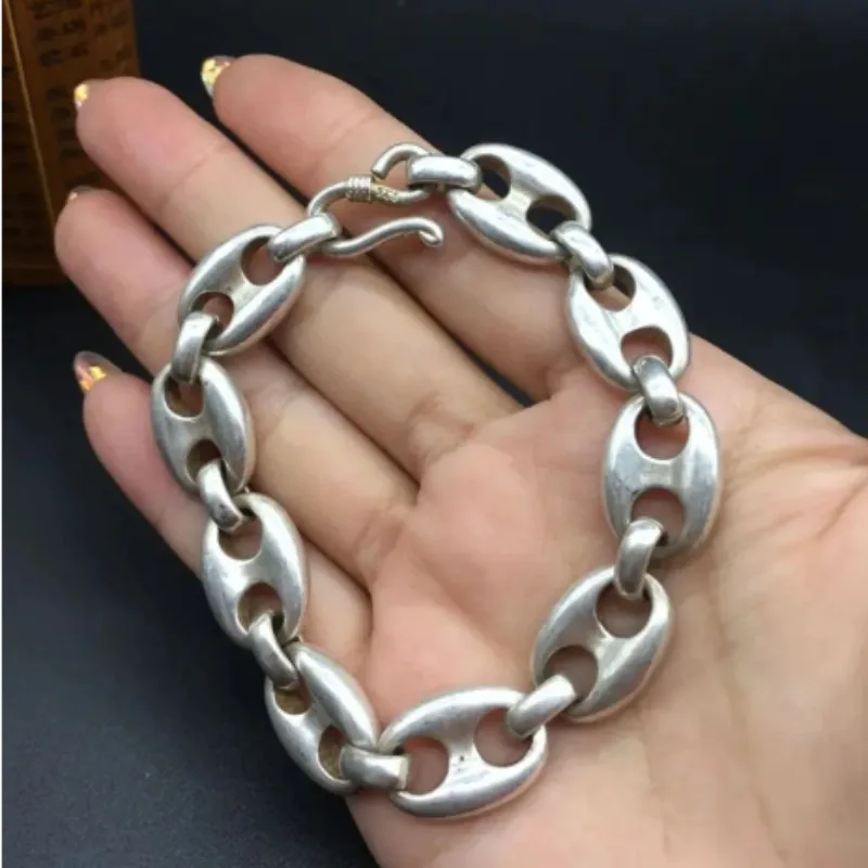 China Old Tibetan Silver Seiko Made Buckle Bracelet Lucky Bless Personality Men Women Couple Fashion Accessories Gift
China Old Tibetan Silver Seiko Made Buckle Bracelet Lucky Bless Personality Men Women Couple Fashion Accessories Gift