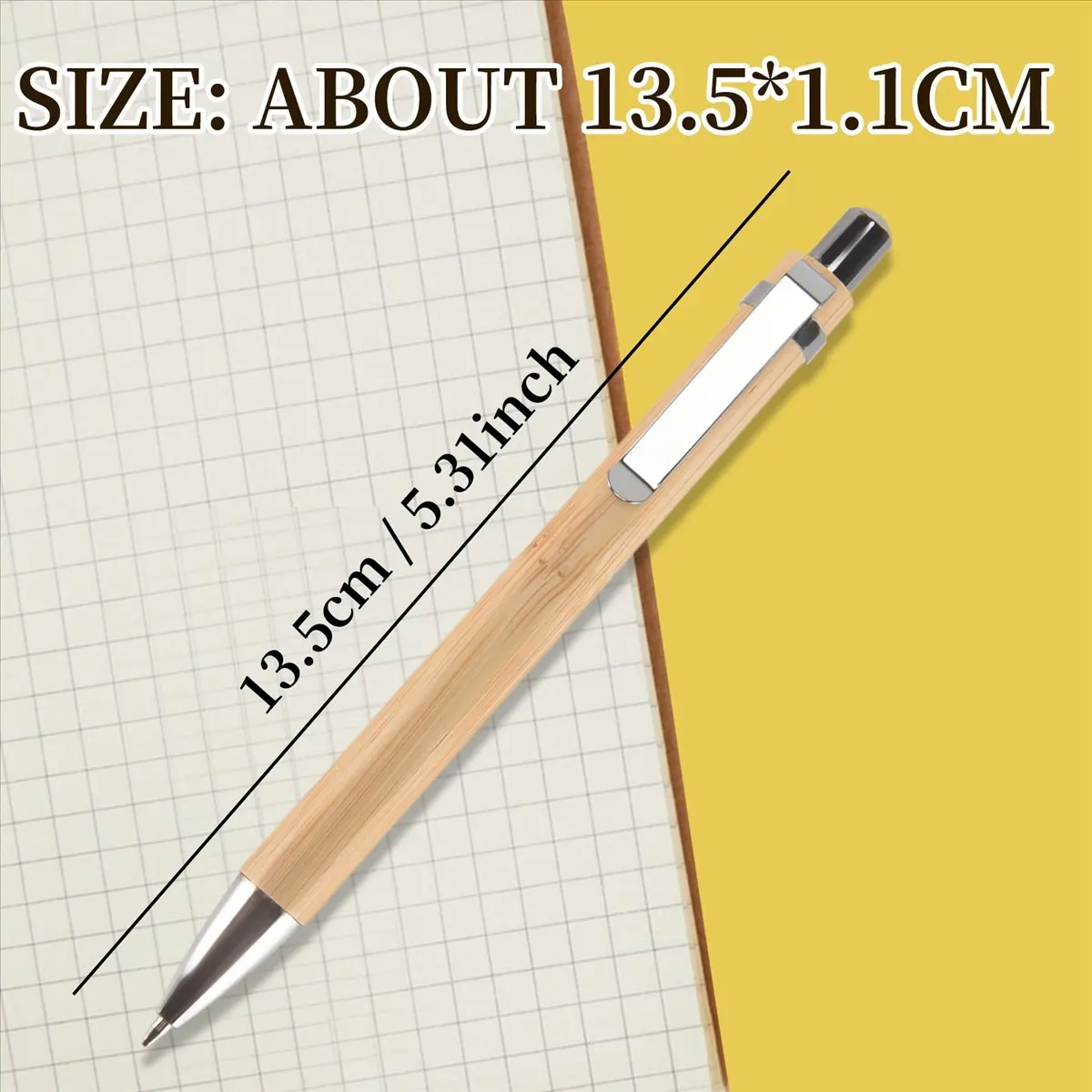 REST 15 Pieces Bamboo Retractable Ballpoint Pen Black Ink 1 mm Products Pens Bamboo Ballpoint Pen Wood Ballpoint Pens
REST 15 Pieces Bamboo Retractable Ballpoint Pen Black Ink 1 mm Products Pens Bamboo Ballpoint Pen Wood Ballpoint Pens