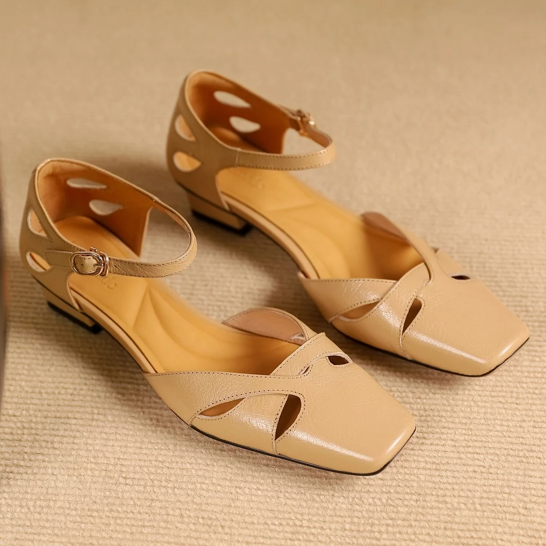 Plus size 34-41 women's genuine leather hollow-out ankle strap flats sandals elegant ladies slim daily dress shoes for woman hot
Plus size 34-41 women's genuine leather hollow-out ankle strap flats sandals elegant ladies slim daily dress shoes for woman hot