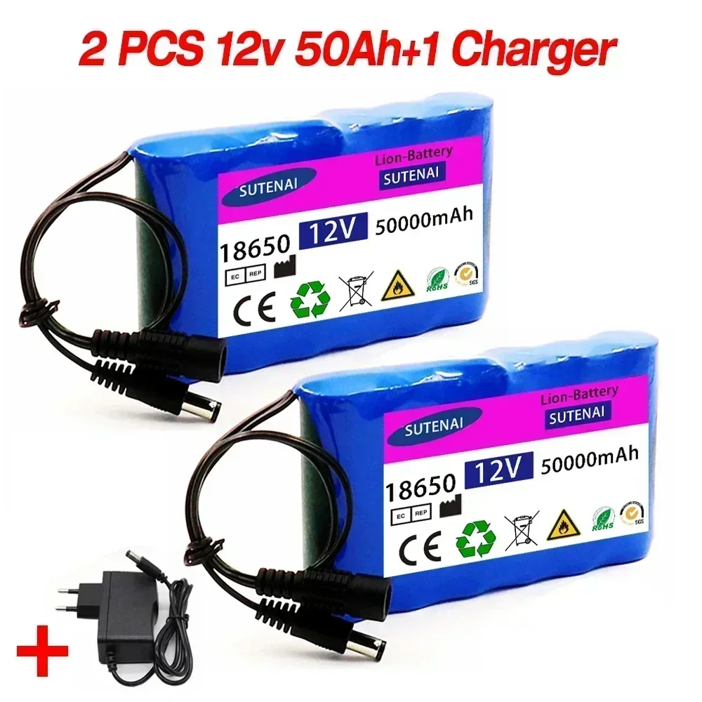 Air transport 12v 50Ah 50000mAh 18650 Rechargeable batteries 12.6V PCB Lithium Battery pack Protection Board +12.6V 1A Charge
Air transport 12v 50Ah 50000mAh 18650 Rechargeable batteries 12.6V PCB Lithium Battery pack Protection Board +12.6V 1A Charge