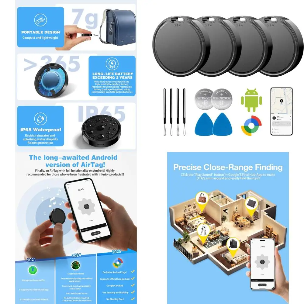 Bluetooth-трекеры (4 шт.), с долговечной батареей, водонепроницаемые, совместимые со смартфонами, идеально подходят для ключей, багажа и многого другого
Bluetooth-трекеры (4 шт.), с долговечной батареей, водонепроницаемые, совместимые со смартфонами, идеально подходят для ключей, багажа и многого другого