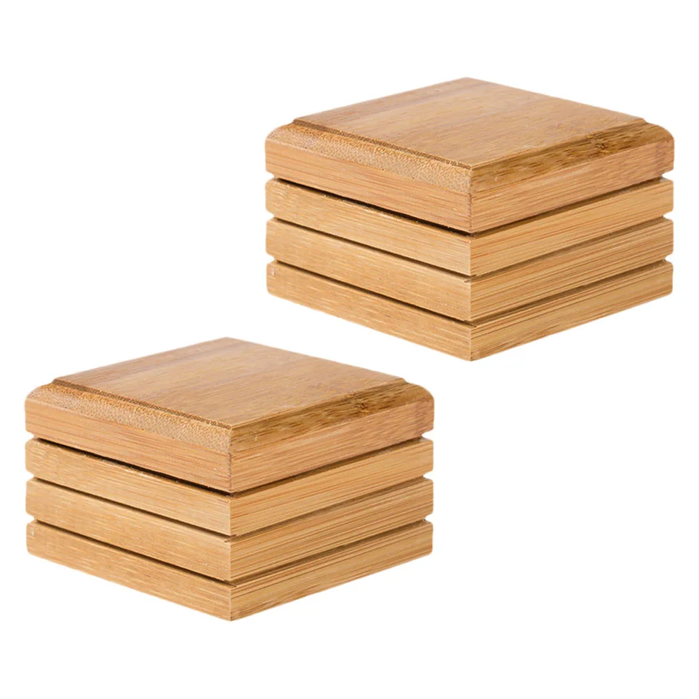 2pcs Bamboo Soap Box Drainage Holder Hollow Design Drying Soap Dish For Bathroom Kitchen Bathtub Counter Storage Holder
2pcs Bamboo Soap Box Drainage Holder Hollow Design Drying Soap Dish For Bathroom Kitchen Bathtub Counter Storage Holder