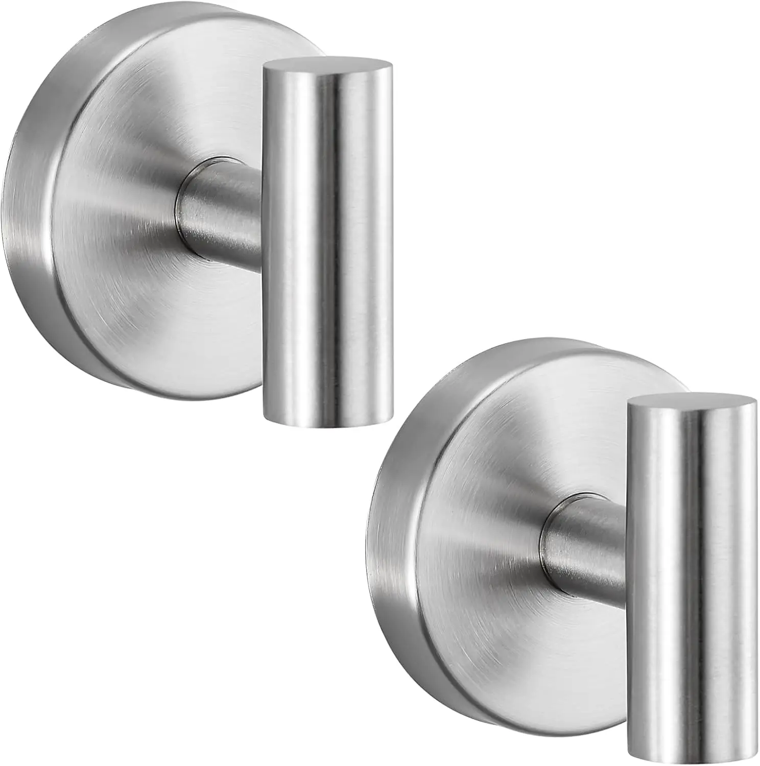 Heavy Duty Suction Cup Hooks, No Drill, 11 lbs, Brushed Nickel
Heavy Duty Suction Cup Hooks, No Drill, 11 lbs, Brushed Nickel