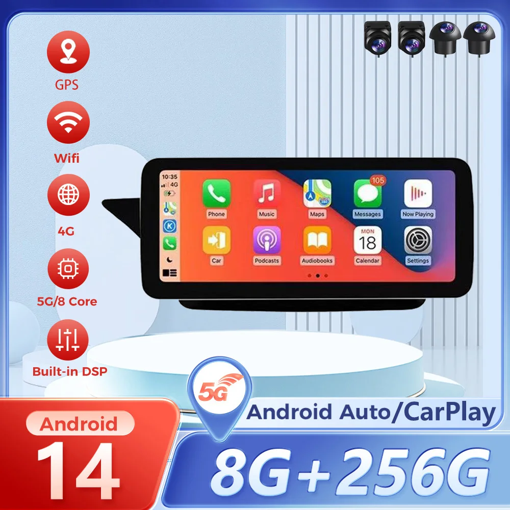 Android Auto 10,25-дюймовый Android14 для Mercedes Benz E купе W207 C207 A207 2009-2015 GPS-навигация, мультимедийный плеер, головное устройство
Android Auto 10,25-дюймовый Android14 для Mercedes Benz E купе W207 C207 A207 2009-2015 GPS-навигация, мультимедийный плеер, головное устройство