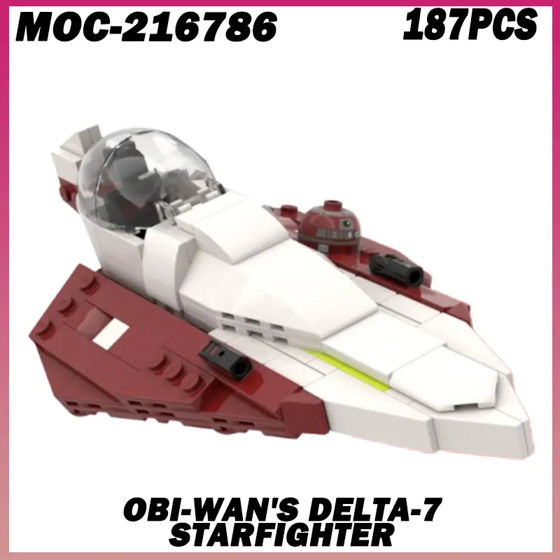 187 шт. MOC- 216786 Серия фильмов «Звездный истребитель», строительные блоки, научно-фантастическая межзвездная военная модель боевого самолета, декоративные кирпичи
187 шт. MOC- 216786 Серия фильмов «Звездный истребитель», строительные блоки, научно-фантастическая межзвездная военная модель боевого самолета, декоративные кирпичи