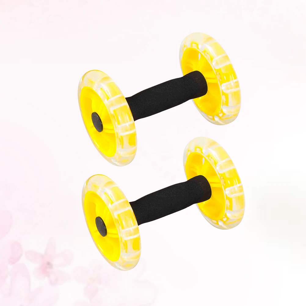 1Pc Fitness Wheel Durable Lightweight Yellow Mute Dual Roller Workout Non Slip Handles Burn Calories Build Muscle Abdominal
1Pc Fitness Wheel Durable Lightweight Yellow Mute Dual Roller Workout Non Slip Handles Burn Calories Build Muscle Abdominal