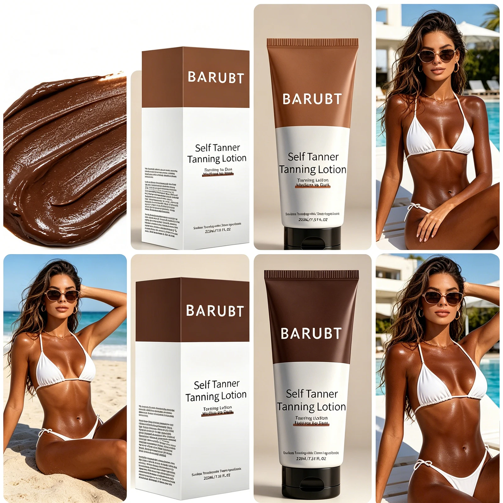 Self Tanning Lotion Sunless Tanner Moisturizer Hydrating Repair Body Lotion for Natural Bronze Glow Outdoor Daily Skin Care
Self Tanning Lotion Sunless Tanner Moisturizer Hydrating Repair Body Lotion for Natural Bronze Glow Outdoor Daily Skin Care