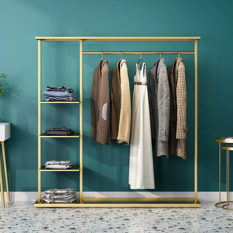 Floor mounted clothes rack, clothes rack, bedroom, Nordic luxury clothes rack, hanging clothes bag rack, simple storage rack
Floor mounted clothes rack, clothes rack, bedroom, Nordic luxury clothes rack, hanging clothes bag rack, simple storage rack
