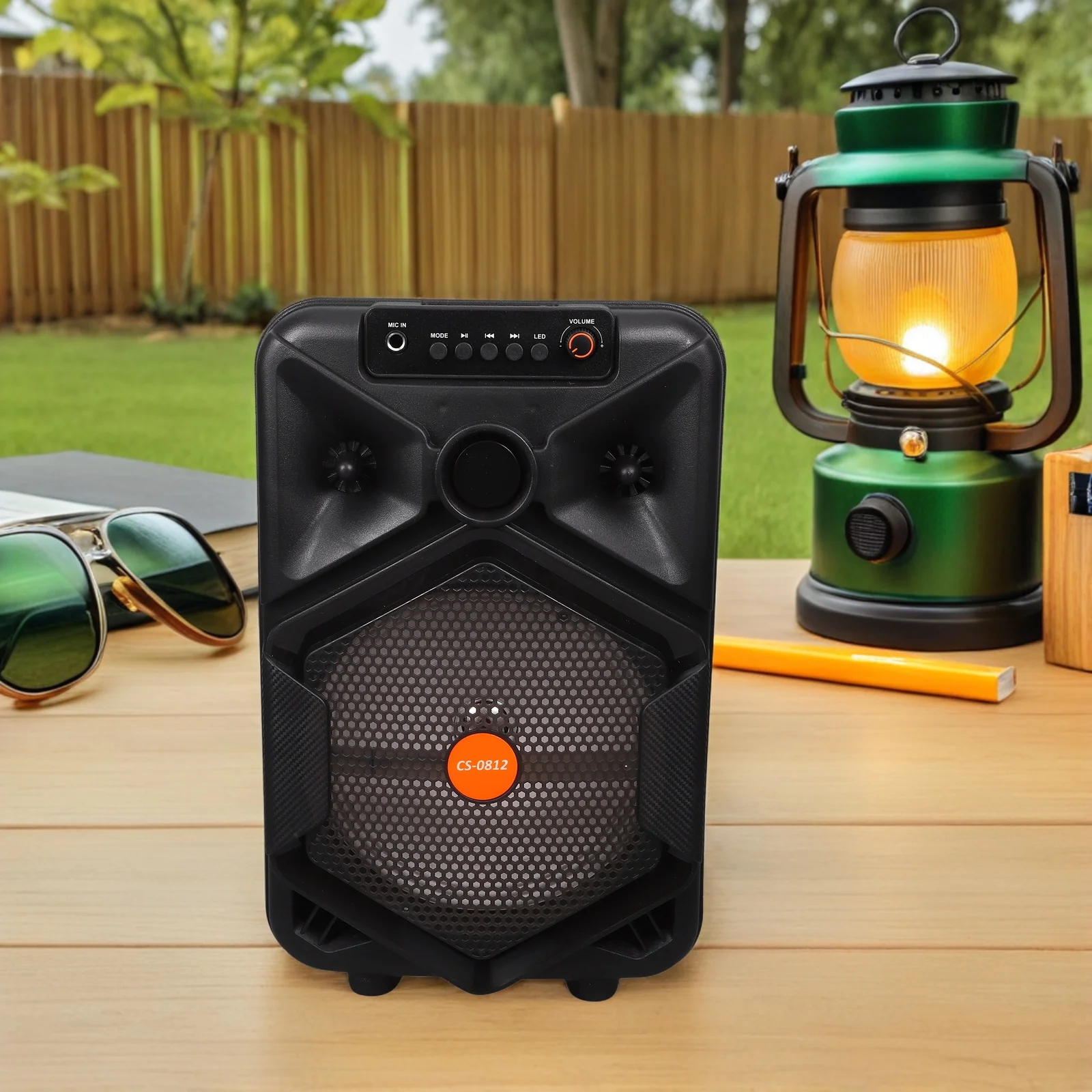 Portable Speaker With Wireless Mic Subwoofer Outdoor Karaoke Machine Led Lights For Camping Hiking Events
Portable Speaker With Wireless Mic Subwoofer Outdoor Karaoke Machine Led Lights For Camping Hiking Events