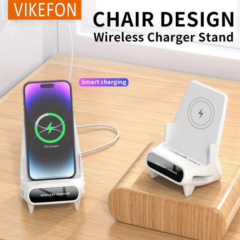 Настольное беспроводное зарядное устройство с динамиком, держатель для телефона, подставка для iPhone 16-12 Pro Max Samsung S25 S24, умная зарядная станция Xiaomi
Настольное беспроводное зарядное устройство с динамиком, держатель для телефона, подставка для iPhone 16-12 Pro Max Samsung S25 S24, умная зарядная станция Xiaomi