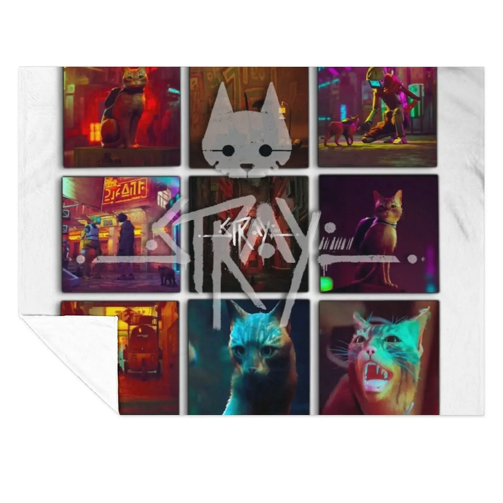 Stray Game - Cat Game - 9 image of stray game Throw Blanket Soft Plush Plaid Custom Bed Fashionable Shaggy Blankets
Stray Game - Cat Game - 9 image of stray game Throw Blanket Soft Plush Plaid Custom Bed Fashionable Shaggy Blankets