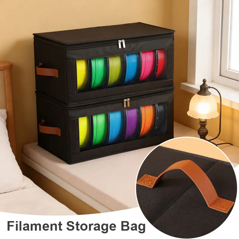 3D Printer Filament Storage Bag Moisture Proof Spool Container Pla Abs Petg Storage Box Holder for Home Workshop Office
3D Printer Filament Storage Bag Moisture Proof Spool Container Pla Abs Petg Storage Box Holder for Home Workshop Office