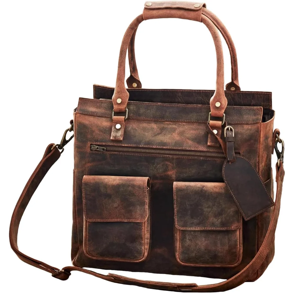 Full Grain Buffalo Leather 6-Bottle Wine Tote Bag with Corkscrew & Aerator - Versatile Travel & Weekend Bag
Full Grain Buffalo Leather 6-Bottle Wine Tote Bag with Corkscrew & Aerator - Versatile Travel & Weekend Bag