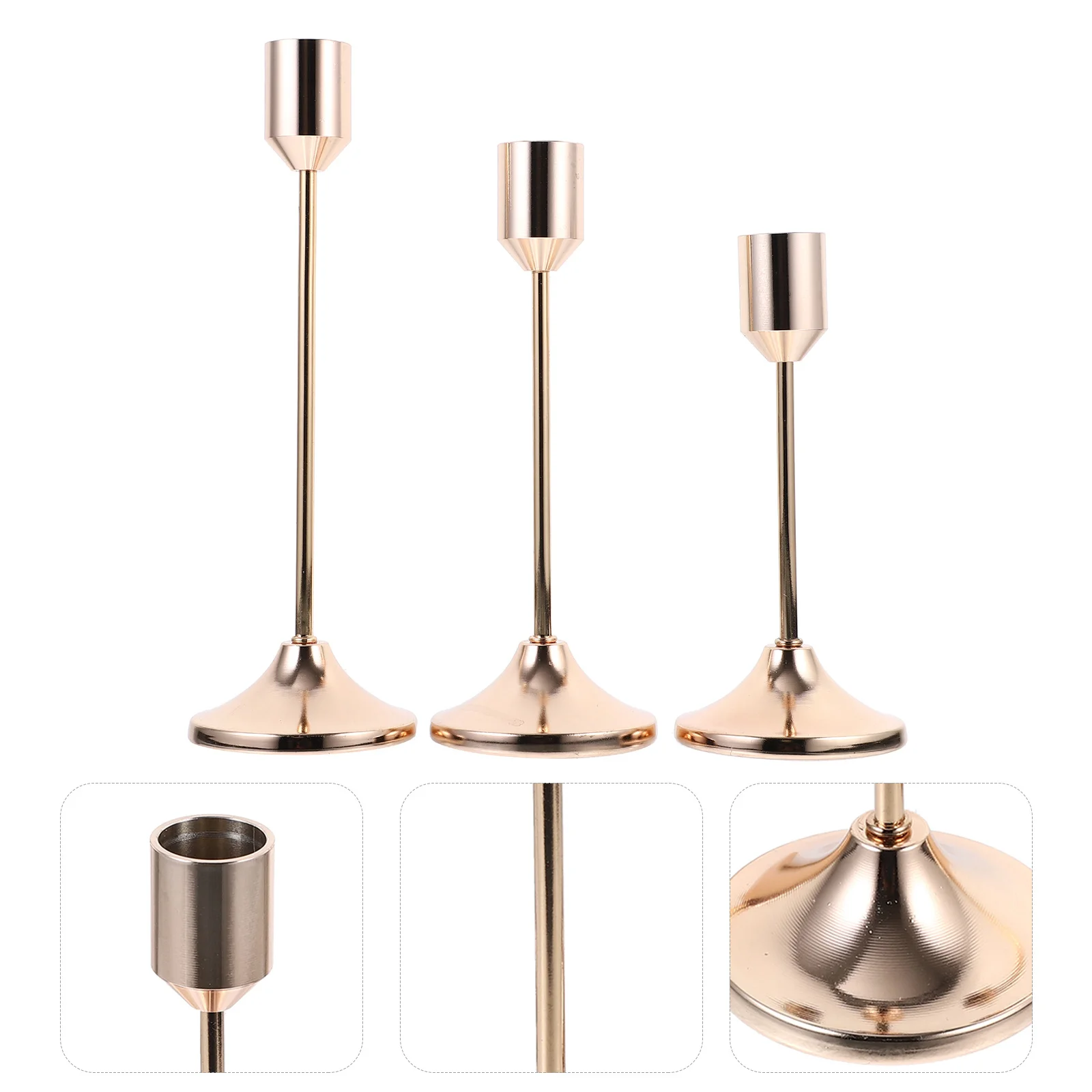 3pcs Metal Candlestick Iron Stand Retro Decorative Holder For Christmas Party Home Decoration Vintage
3pcs Metal Candlestick Iron Stand Retro Decorative Holder For Christmas Party Home Decoration Vintage
