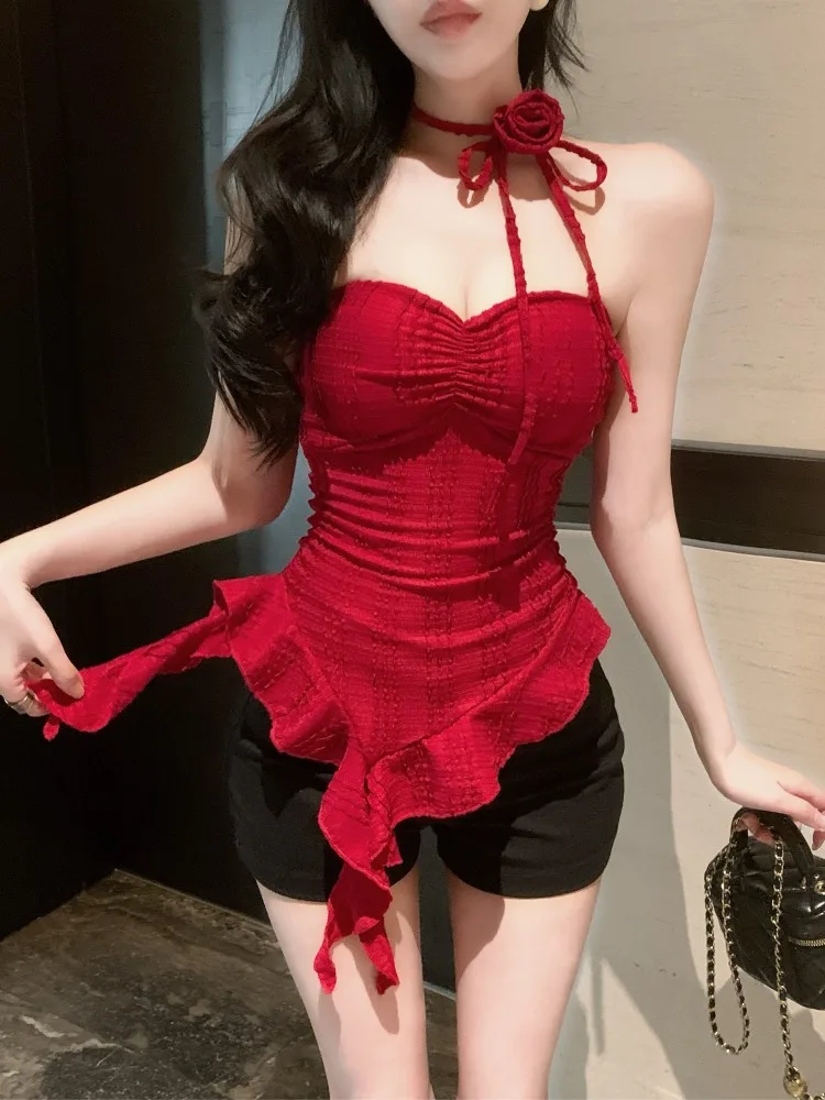 Retro Spicy Girl Pure Desire Shoulder Bared Tube Top Vest Waist Cinched Bottoming Top with Asymmetrical Lace Trim Sexy Temper...
Retro Spicy Girl Pure Desire Shoulder Bared Tube Top Vest Waist Cinched Bottoming Top with Asymmetrical Lace Trim Sexy Temper...