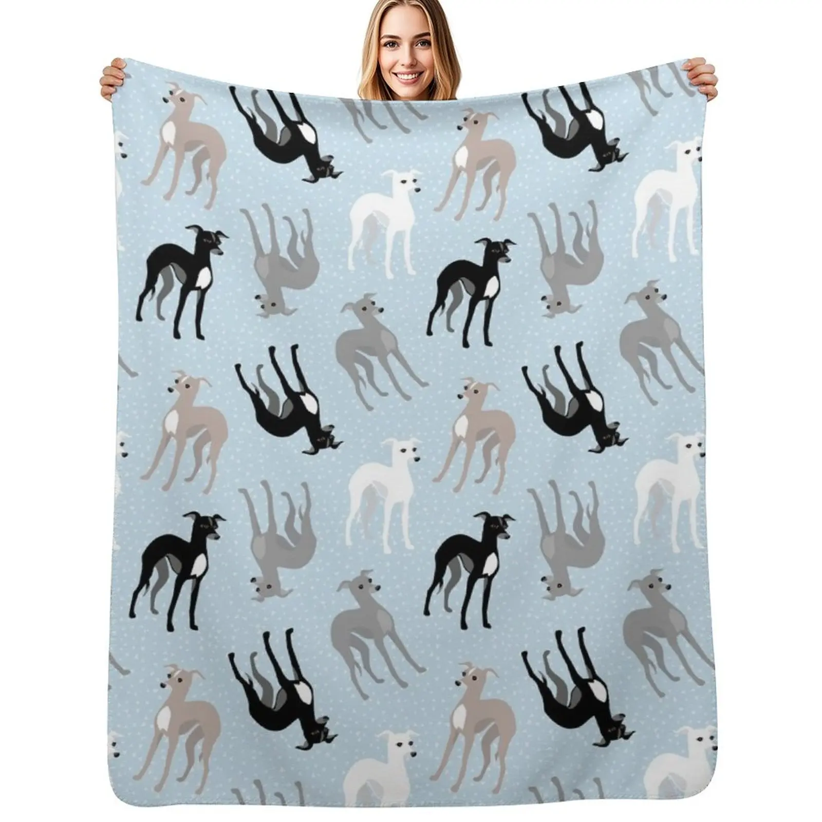 Italian Greyhounds or Whippets Retro Pattern Throw Blanket halloween funny gift Blankets
Italian Greyhounds or Whippets Retro Pattern Throw Blanket halloween funny gift Blankets