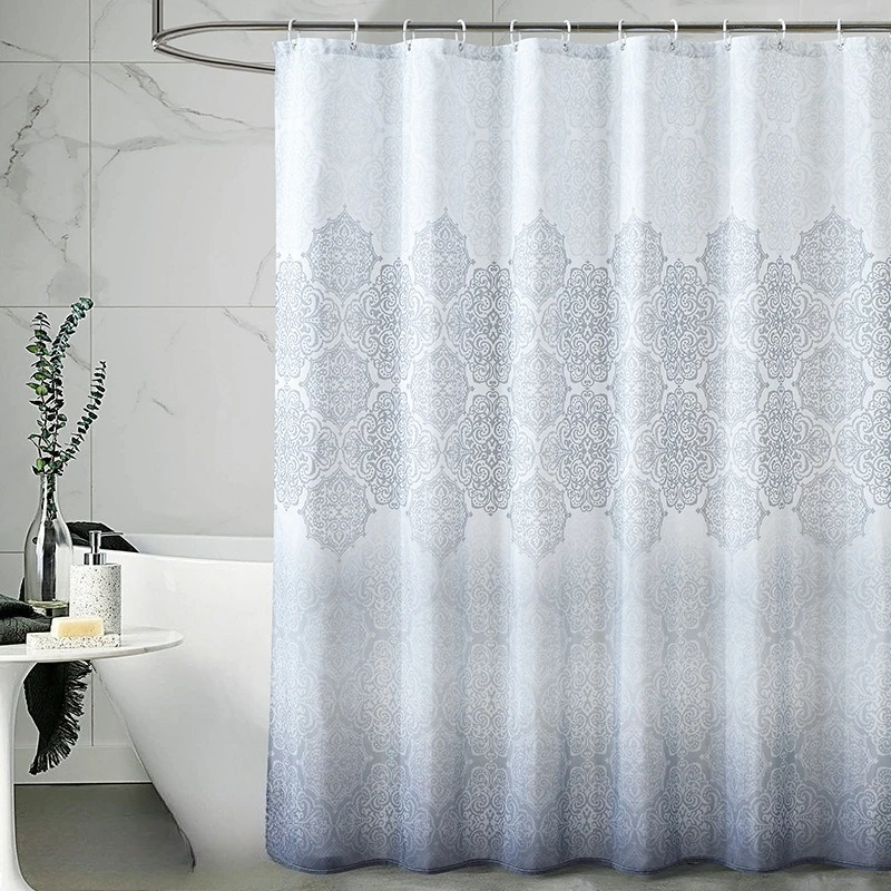 Shower Curtains Gradient Color Geometric Pattern Europe Style Polyester Cloth with Hooks Waterproof Dry-wet Separation 200cm
Shower Curtains Gradient Color Geometric Pattern Europe Style Polyester Cloth with Hooks Waterproof Dry-wet Separation 200cm