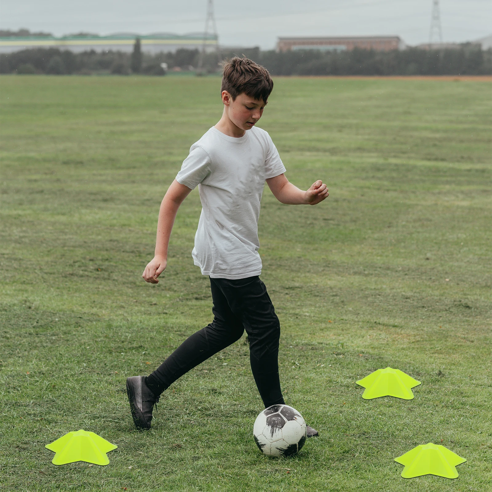 5pcs Five pointed Disc Bright Blue Football Kits Soccer Cones Durable PE Material Training Supplies Sports Accessories
5pcs Five pointed Disc Bright Blue Football Kits Soccer Cones Durable PE Material Training Supplies Sports Accessories