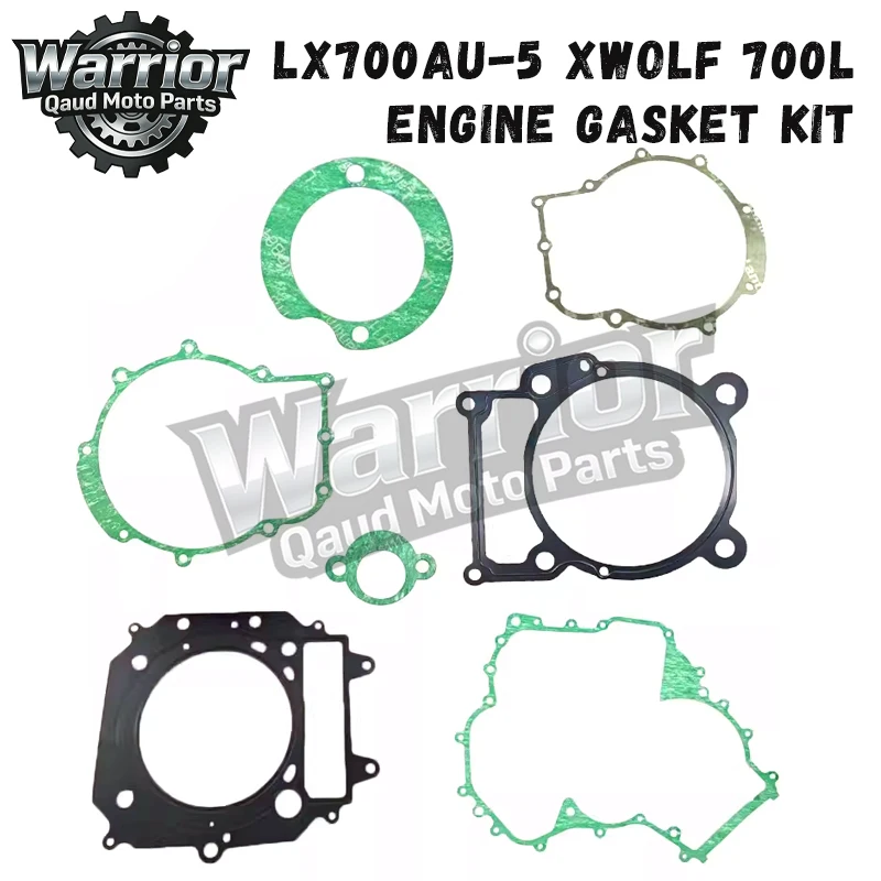 ENGINE GASKET KIT,FOR LONCINLX XWOLF 700L 700AU-5 CVT700,QUAD PARTS 110100045-0001 120150120-0001 190310007-0001
ENGINE GASKET KIT,FOR LONCINLX XWOLF 700L 700AU-5 CVT700,QUAD PARTS 110100045-0001 120150120-0001 190310007-0001