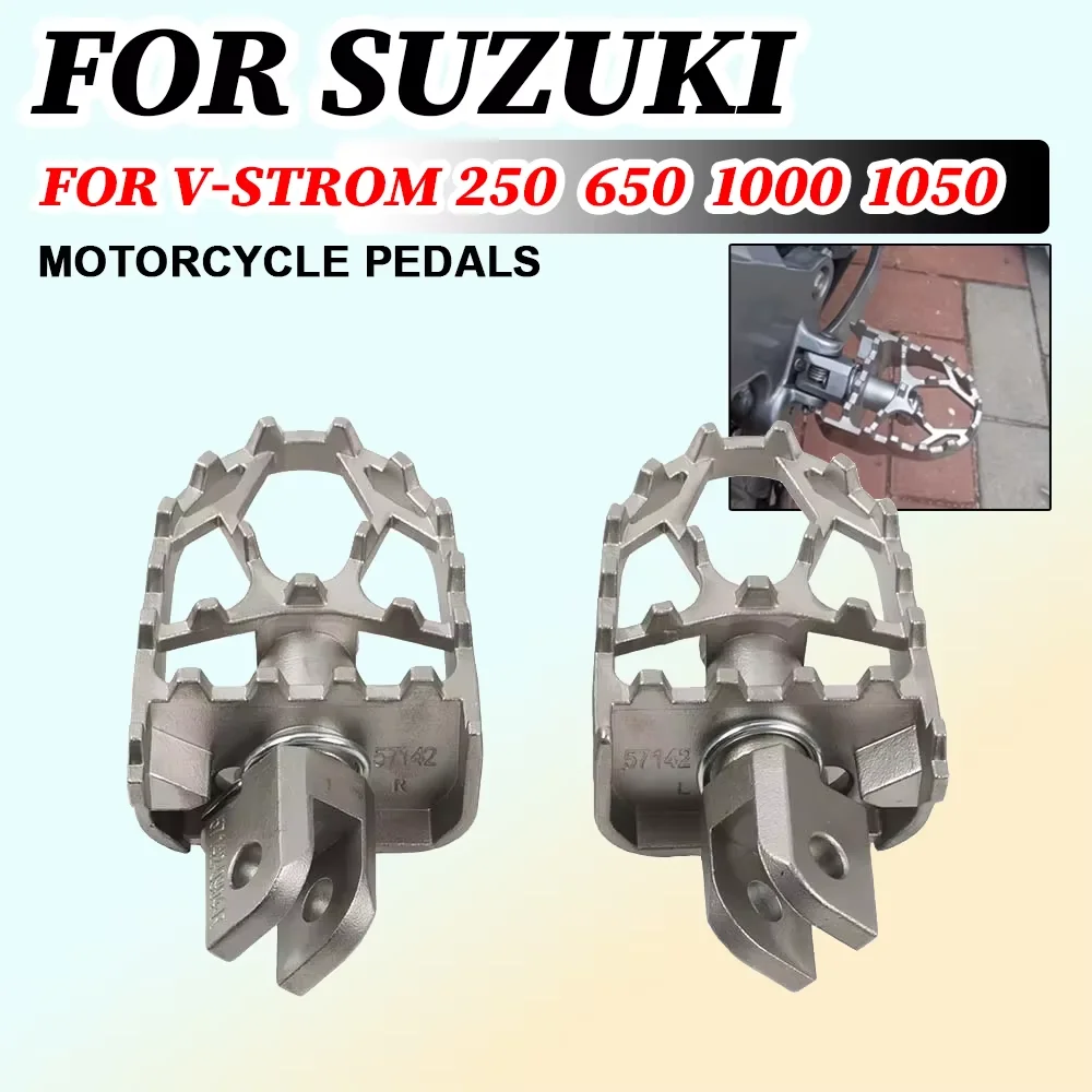 Footpegs Footrest For Suzuki Vstrom DL650 DL1000 DL1050 DL250 V-Strom DL 650 XT 650XT 1000 1050 250 Accessories Foot Pegs Pedals
Footpegs Footrest For Suzuki Vstrom DL650 DL1000 DL1050 DL250 V-Strom DL 650 XT 650XT 1000 1050 250 Accessories Foot Pegs Pedals