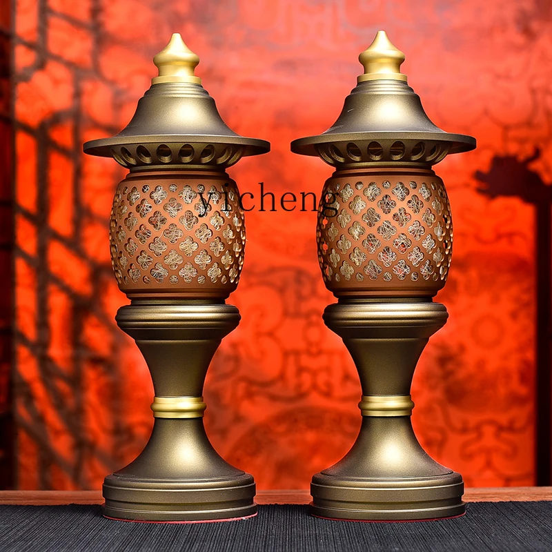 BJ pure copper Buddha ornament Buddha front household plug-in lucky Changming lotus ornament
BJ pure copper Buddha ornament Buddha front household plug-in lucky Changming lotus ornament
