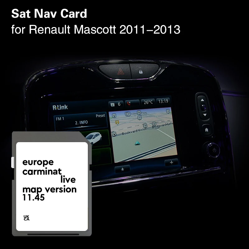 Use for Renault Mascott 2011 2012 2013 Cover Poland Spain Map 8GB SD Memory GPS Card
Use for Renault Mascott 2011 2012 2013 Cover Poland Spain Map 8GB SD Memory GPS Card