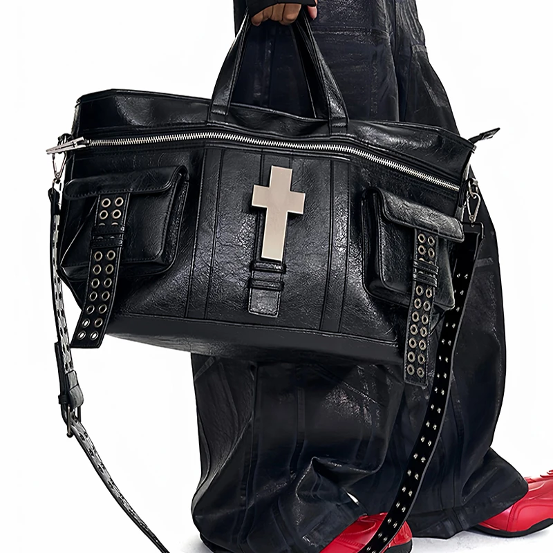 Y2k Rivet Chain Cross Pu Shoulder Bag Retro Zipper Multi Pocket Large Capacity Tote Bag Casual Versatile Commuting Crossbody Bag
Y2k Rivet Chain Cross Pu Shoulder Bag Retro Zipper Multi Pocket Large Capacity Tote Bag Casual Versatile Commuting Crossbody Bag