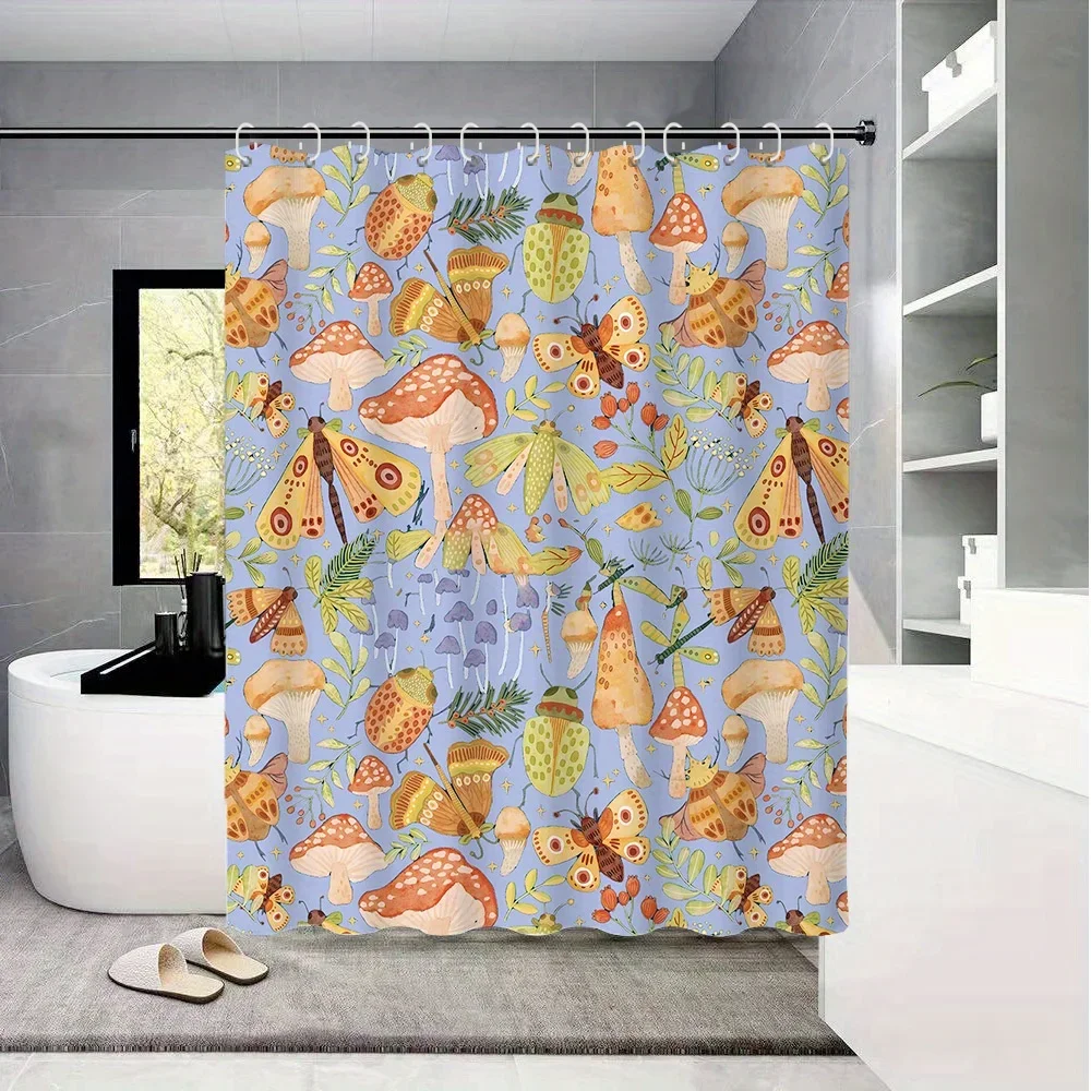 ~O~Занавеска для душа из полиэстера с цифровой печатью — фиолетовый лес с мелкими животными и цветами, домашний декор для интерьера, туалетная часть
~O~Занавеска для душа из полиэстера с цифровой печатью — фиолетовый лес с мелкими животными и цветами, домашний декор для интерьера, туалетная часть