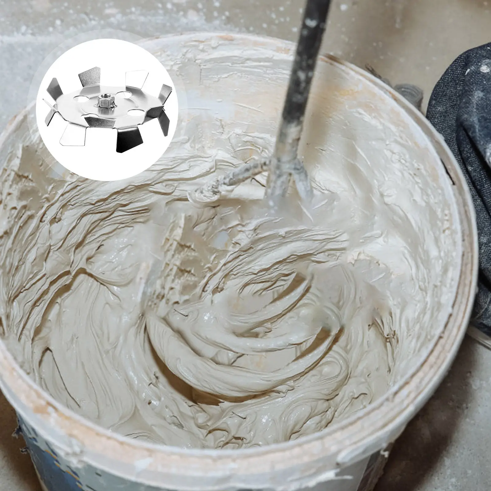 Drywall Mud Mixer Head Multi Functional Paint and Mud Mixer for Electric Drill Impact Drill Cement Mixing Stick Attachment
Drywall Mud Mixer Head Multi Functional Paint and Mud Mixer for Electric Drill Impact Drill Cement Mixing Stick Attachment