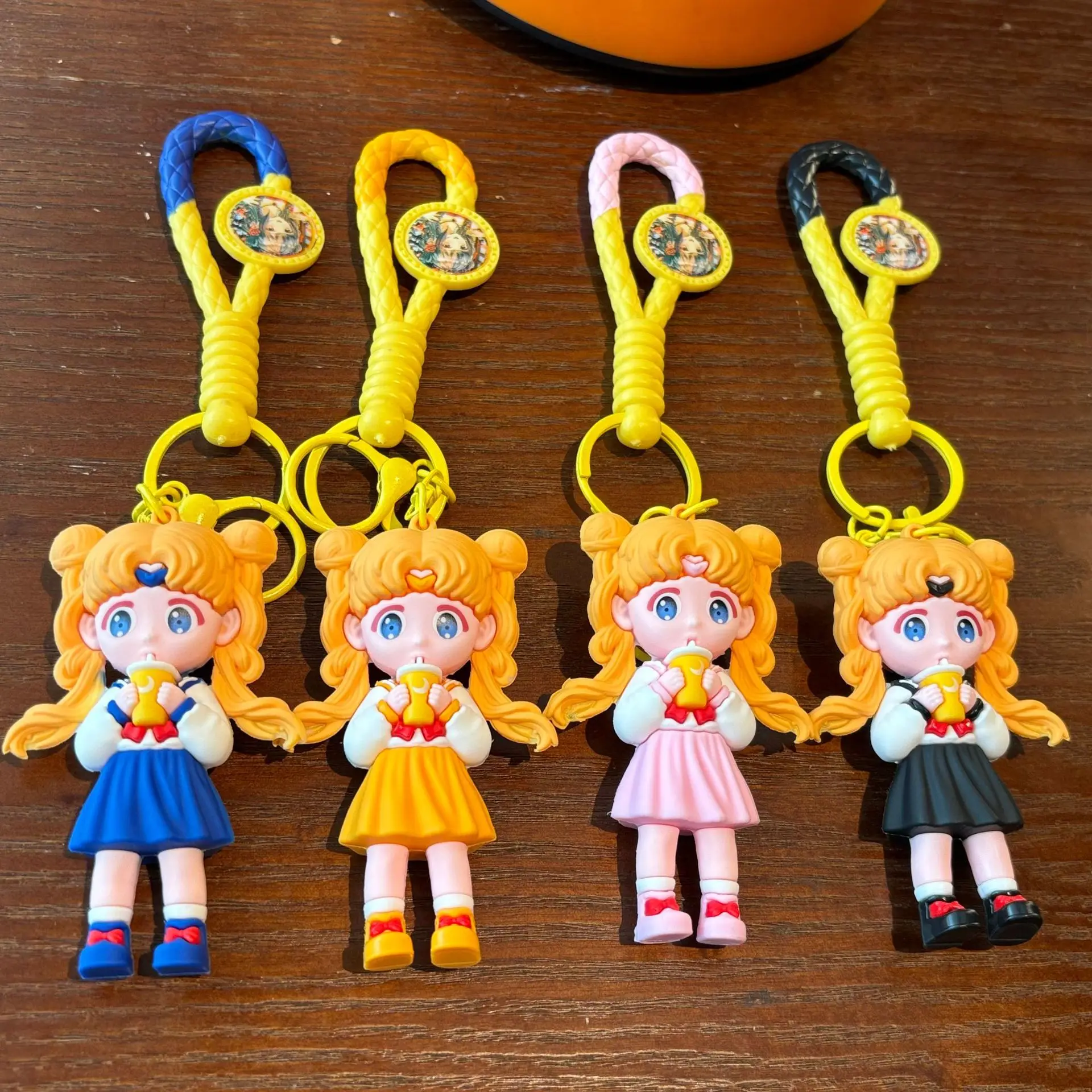New model Sailor Moon keychain pendant, cute PVC key chain figurine, car schoolbag keychain ring gift
New model Sailor Moon keychain pendant, cute PVC key chain figurine, car schoolbag keychain ring gift