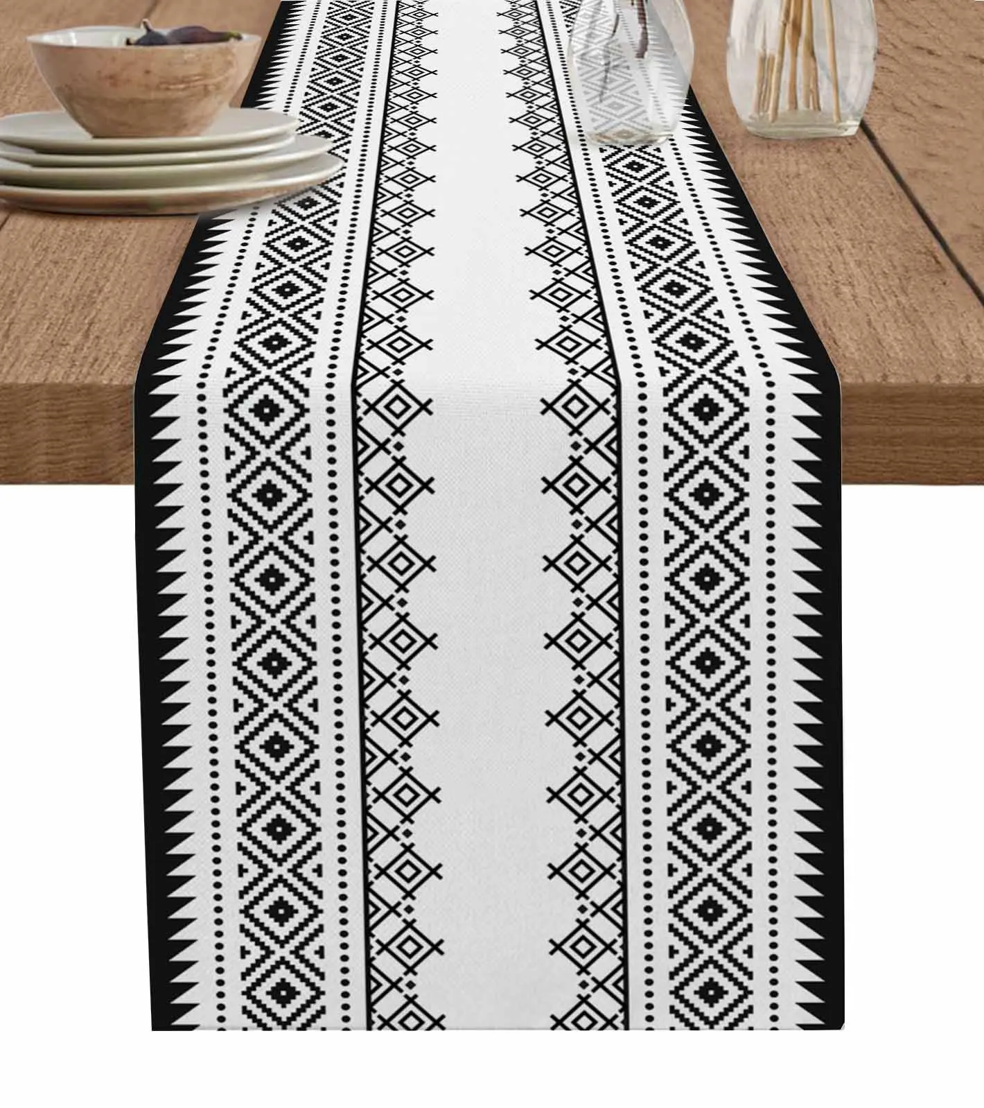 Bohemian Texture Vintage Linen Table Runners Kitchen Table Decoration Accessories Dining Table Runner Wedding Party Supplies
Bohemian Texture Vintage Linen Table Runners Kitchen Table Decoration Accessories Dining Table Runner Wedding Party Supplies