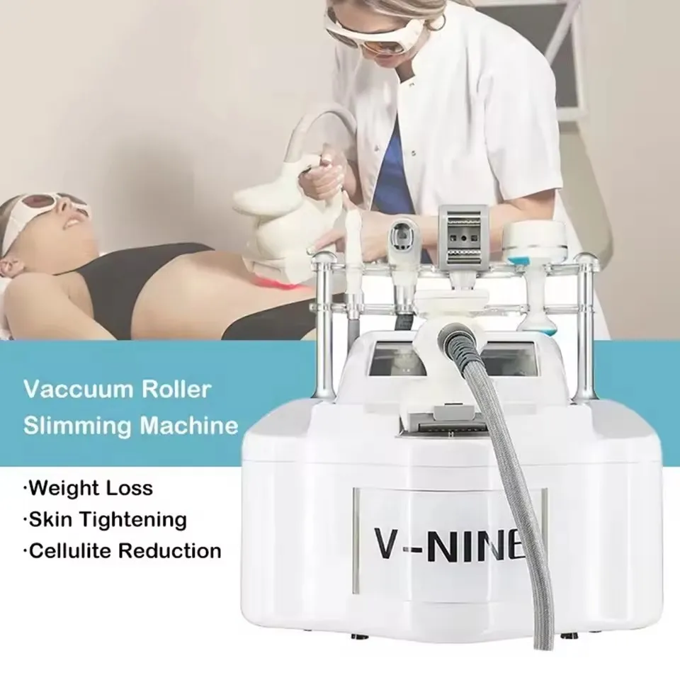Desktop V9 radio frequency roller skin tightening and shaping 40K fat blasting face thinning anti-aging instrument
Desktop V9 radio frequency roller skin tightening and shaping 40K fat blasting face thinning anti-aging instrument