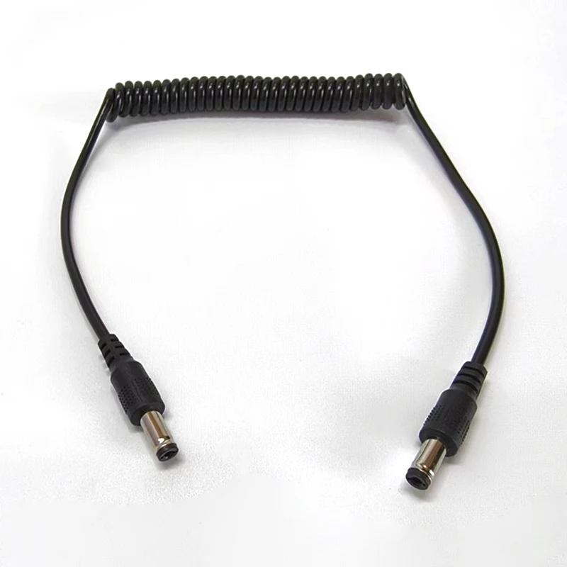 1PCS DC 5.5x2.1mm Male to Male Coiled Power Cord Spring Extension Cable for LED Strip CCTV Security Camera
1PCS DC 5.5x2.1mm Male to Male Coiled Power Cord Spring Extension Cable for LED Strip CCTV Security Camera