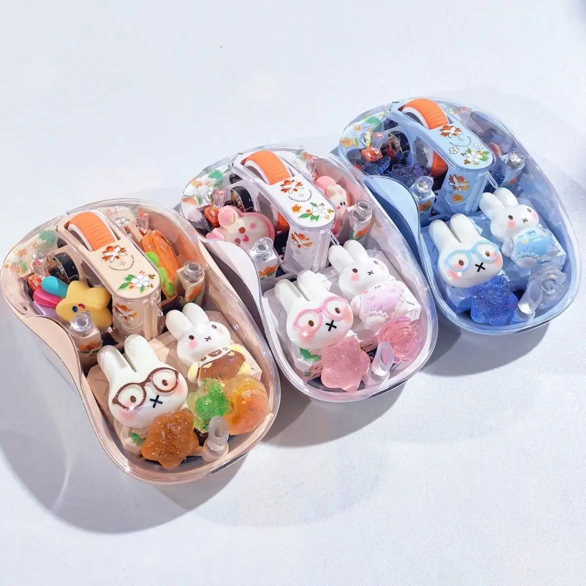 Handmade DIY Miffy Transparent Mouse Cute Rabbit Wireless Bluetooth Cartoon Magnetic Attraction Office IPad Computer Lovely New
Handmade DIY Miffy Transparent Mouse Cute Rabbit Wireless Bluetooth Cartoon Magnetic Attraction Office IPad Computer Lovely New