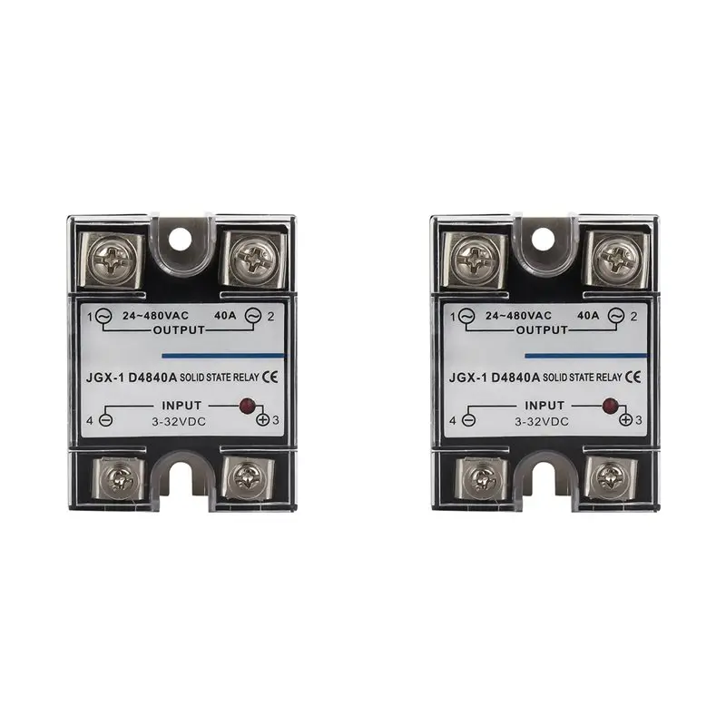 ABIJ-2X Single Phase Solid State Relay Single Phase SSR DC Control AC Solid State Relay 40A
ABIJ-2X Single Phase Solid State Relay Single Phase SSR DC Control AC Solid State Relay 40A