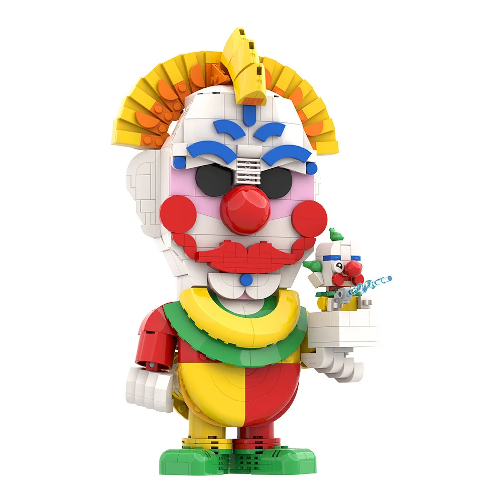 Clown building block model from extraterrestrial space science fiction horrorcomedymoviecircuskillercharacterassemblingbricktoys
Clown building block model from extraterrestrial space science fiction horrorcomedymoviecircuskillercharacterassemblingbricktoys